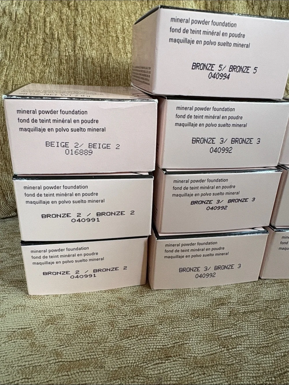 Mary Kay Mineral Powder Foundation - Beige 2 and Bronze 2,3,4,5,(Pink Boxes)